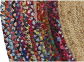 Tapijt DKD Home Decor Polyester Katoen Multicolour Jute (200 x 200 x 0,7 cm)