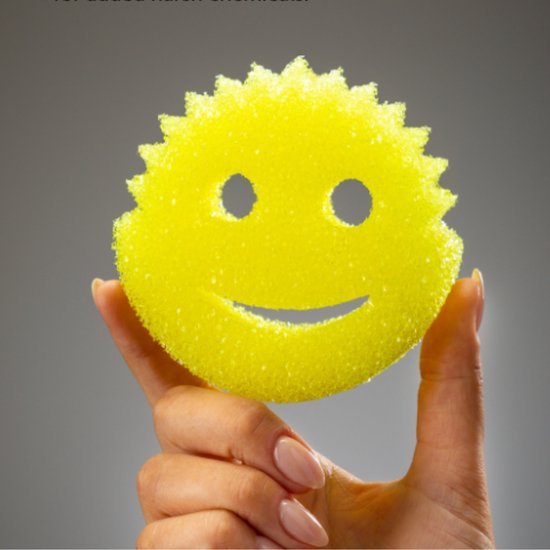 Éponge Scrub Daddy - Jaune - 6 pièces - Tampons à récurer sans rayures - Éponge de nettoyage - Éponge à récurer - Éponge Wonder