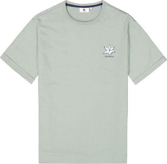 Garcia T-shirt T Shirt Met Print Q41004 6792 Light Sage Mannen Maat - 3XL