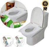 GUAPÀ® WC Bril Doekjes | Toiletseat Cover | Camping toilet | WC | Hygiene WC | Campeer Toilet | To Go WC Bril doekjes | 10 Stuks Hygienische Toilet hoezen