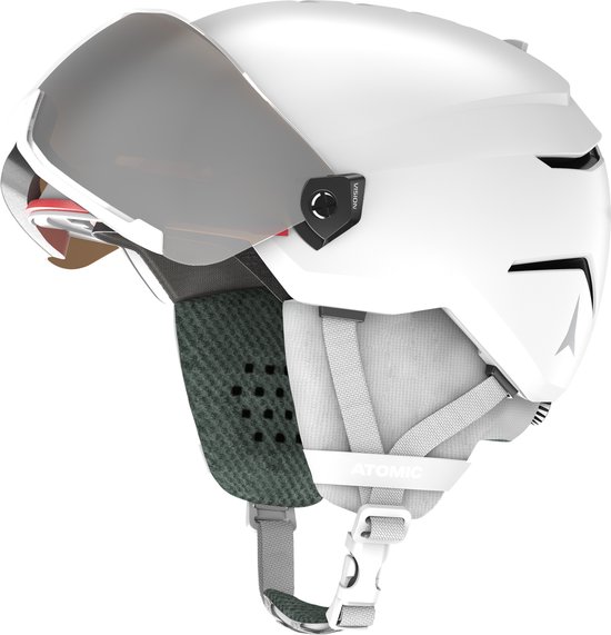 Atomic Skihelm - Kinderen - Savor Visor Jr - Snowboard Helm - Wintersport bescherming - Wit - XS