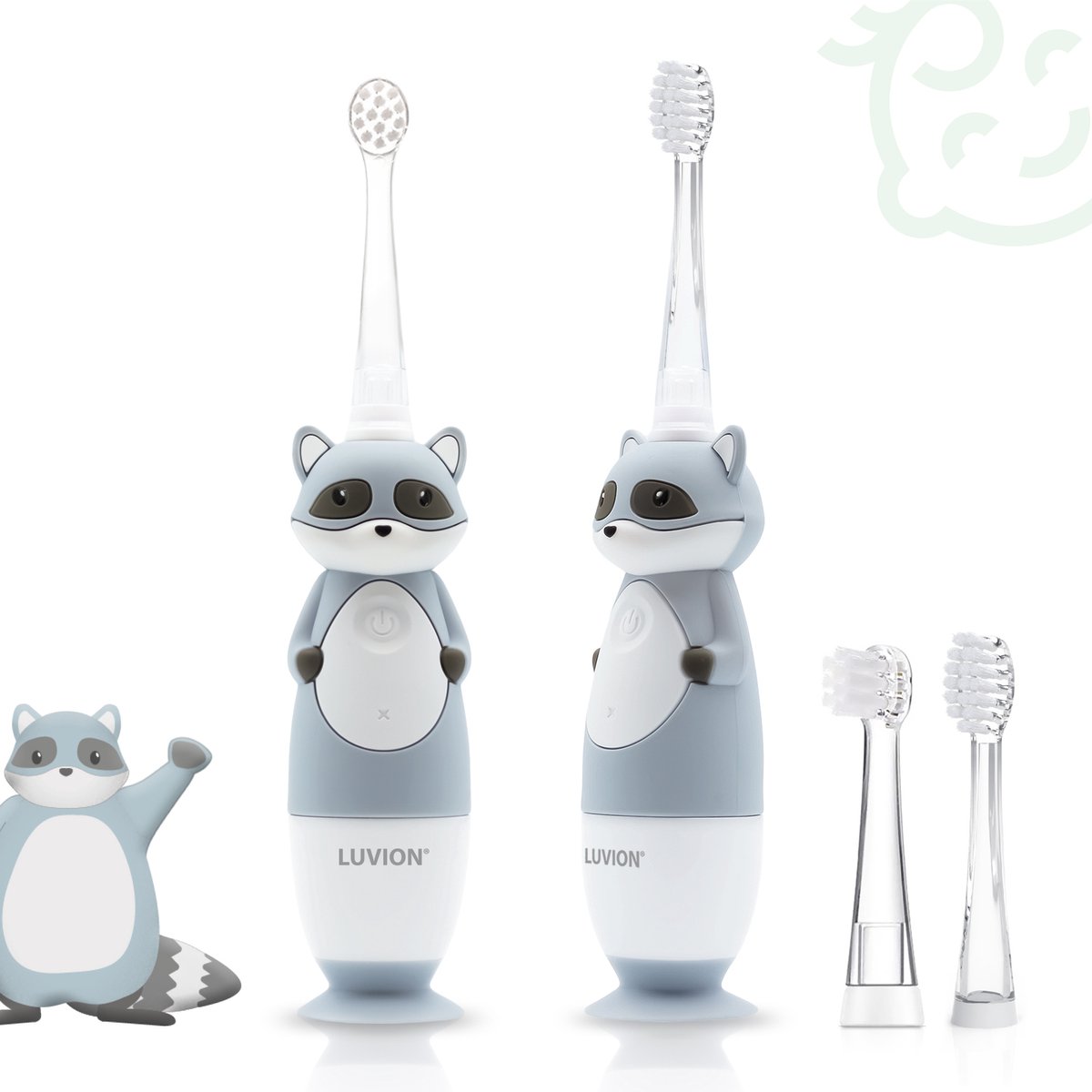 Afbeelding 2 van LUVION® 400S - Sonische Elektrische Tandenborstel voor Baby en Peuter - 0 t/m 4 Jaar - Met Timer