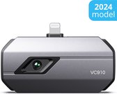 Visaly® Warmtebeeldcamera VC910 - Professionele Warmtecamera - Geschikt voor iPhone - Infrarood warmtemeter - 256x192 px - Inclusief opbergcase