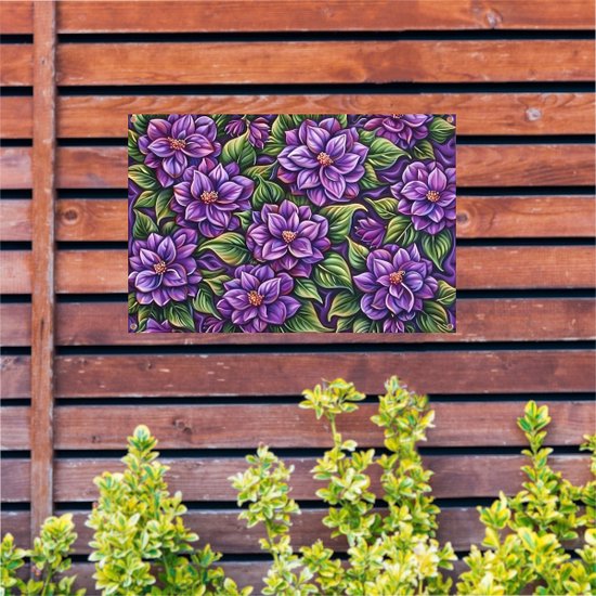 Affiche jardin Fleurs - Affiche jardin nature - Affiche jardin Stengel - Décoration murale jardin - Tableaux de jardin extérieur - Décoration Jardin extérieur affiche jardin 150x100 cm