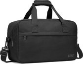 handbagage 35 x 20 x 20 cm, handbagage, reistas, sporttas met schouderriem, 14 l, zwart