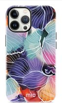 MIO MagSafe Apple iPhone 13 Pro Hoesje | Hard Shell Back Cover | Geschikt voor MagSafe | Flowers