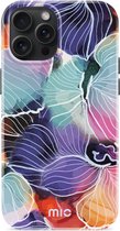 MIO MagSafe Apple iPhone 15 Pro Max Hoesje | Hard Shell Back Cover | Geschikt voor MagSafe | Flowers