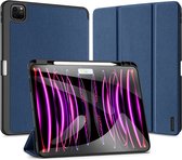 Dux Ducis - Tablet hoes geschikt voor iPad Pro (2024) - 13 Inch - Domo Book Case - Auto Wake/Sleep functie - Donker Blauw