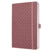Carnet Jolie - Flair - A5 - rouge poussiéreux - ligné - couverture rigide - SI-JN135