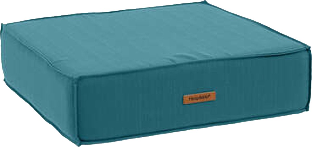Hesperide Vloerkussen Korai - turquoise - PU-schuim/polyester - 45 x 45 cm - zitkussen