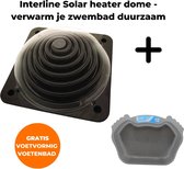 Interline Solar heater bol 5L - Pool Heater - Zwembadverwarming - Solarbol - Solar Zwembad Verwarming - Zwembad Verwarmen - Solar Verwaming Zwembad - Inclusief gratis voetvormig voetenbad
