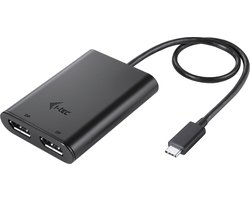 Adapter wideo i-tec USB-C Dual 4K/60Hz (pojedynczy 8K/30Hz) DP