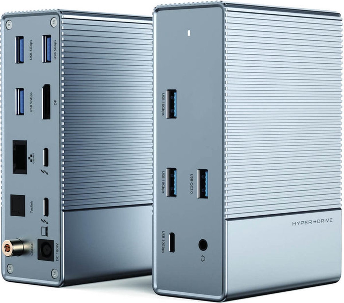 Hyper HyperDrive GEN2 Thunderbolt 3 40000 Mbit/s - Grijs