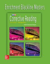 Corrective Reading Decoding Level C, Enrichment Blackline Master CORRECTIVE READING DECODING SERIES