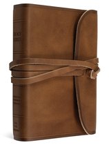 Large Print Compact Bible-ESV-Strap Flap