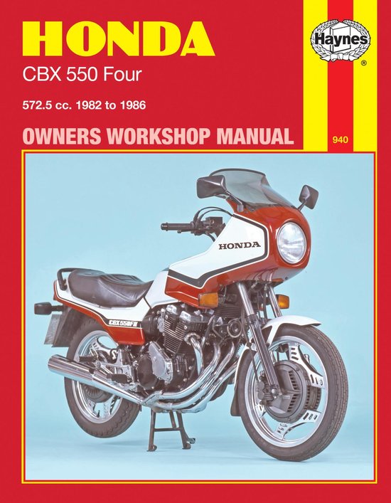 Honda Cbx550 Four Owner'S Workshop Manual - cover