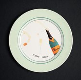 BLOGO Design Bone Collection HAPPY TABLE “HAPPY HOUR" China Porselein Bord 20 cm