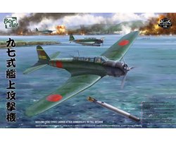 Border Model Modelbouwpakket Militaire voertuigen - BF005 Nakajima B5N2 Type 97 Carrier Attack Bomber -Kate- - w/ Full interior Plastic - 1:35 - Modelbouw