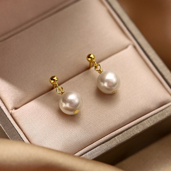 Paragon Cat.925 Sterling Silver Exquisite Pearl Earrings