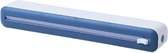 Handige Vershoud folie / aluminuim folie houder met snijder - Wit / Blauw - Kunststof - 37 x 7 cm - - Gadget