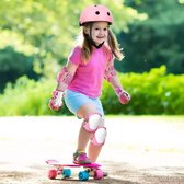 Beschermingsset voor kinderen, beschermers, inlineskates, kniebeschermerset met helm voor inlineskates, skateboard, fiets, rolschaatsen