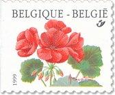 Bpost - Natuur - 10 postzegels - Verzending België - Tarief 1 - Bloemen - Rode geranium