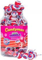 Candyman Mac Bubble Kersen - 100 stuks