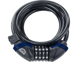 Squire Kilda Combi 10/1800 - Fietsslot - Kabelslot - Cijferslot - Veelzijdig en flexibel slot - 180 cm