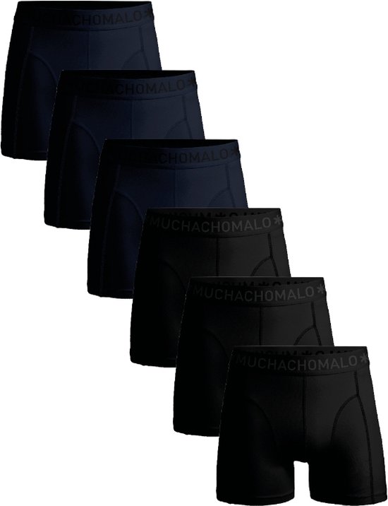 Muchachomalo Heren Boxershorts - 6 Pack - Maat M - 95% Katoen - Mannen Onderbroeken
