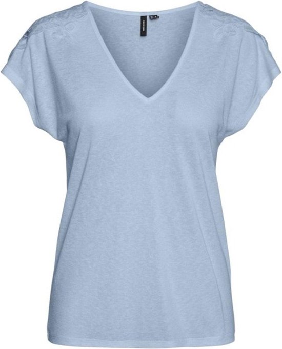 Vero Moda Petite VMDOFFY 2/4 O NECK - T-shirt med print - bonbon