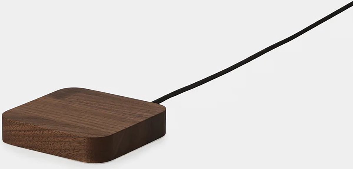 Oakywood OakyBlocks Charging Pad - Massief Walnotenhout - Draadloze OPlader voor Modulaire Bureau Organiser — cadeau in Wonen & Interieur - foto 2