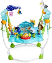 QProductz Bébé Jumper Jouets – Jumper Bébé avec 13 jouets interactifs – Transat Bébé lavable – Léger – Facile à déplacer