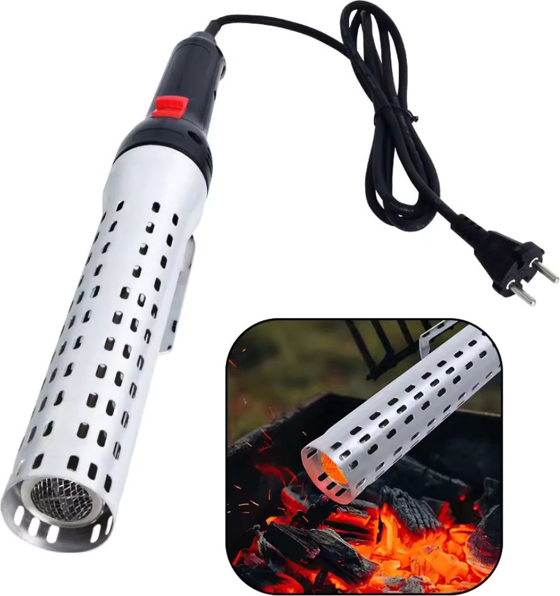 Goedkoopste BBQBuddies BBQ Aansteker - Looftlighter - One Minute Lighter - Elektrische BBQ Aansteker
