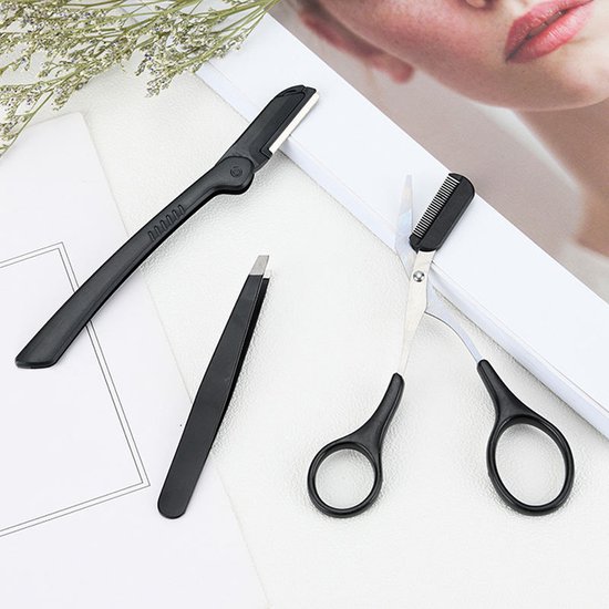 Lot De 3 Rasoirs Sourcils Et Cheveux The Creme Shop – Extra-tranchants, Neuf Sous Blister