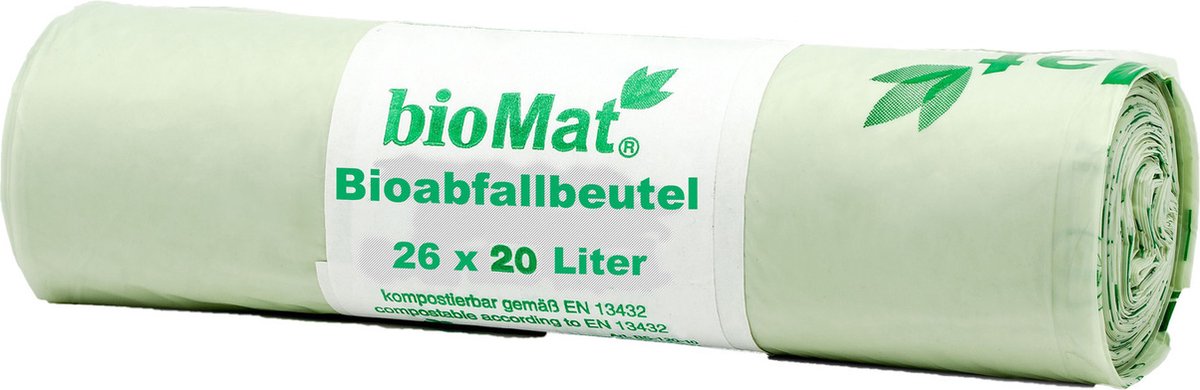 BioMat Compostabel Waste Bag 15 liter 10 stuks