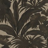 Papier peint de luxe exclusif Profhome 962401-GU papier peint intissé design légèrement structuré brun noir brillant 7,035 m2
