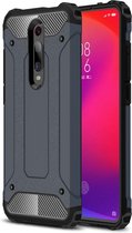 Armor Hybrid Back Cover - Xiaomi Mi 9T Pro Hoesje - Donkerblauw