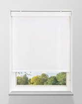 Store Enrouleur Cassette Translucide Pleine Couleur Wit - 80x175cm