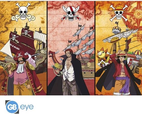 ABYstyle One Piece Mini Poster Pack-Past to Present Staw Hat Hold (Diversen) Nieuw