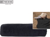 The One Towelling Classic Supersize strandlaken - Extra grote handdoek - 100% Gekamd katoen - 100 x 210 cm - Antraciet
