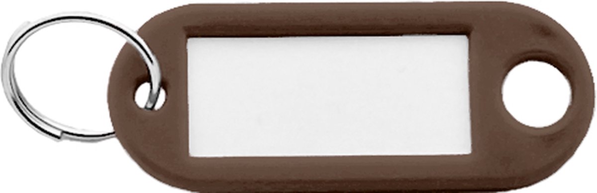 Sleutellabels Bruin - 100 stuks