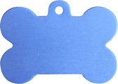 CombiCraft hondenpenning bot blauw - medium 40 x 27 x 1 mm