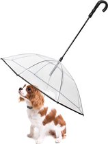 Bol.com Hondenparaplu met riem hondenregenjas voor wandelingen in de open lucht bij sneeuw of regen aanbieding