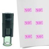 CombiCraft Stempel NO 10mm rond - Roze inkt