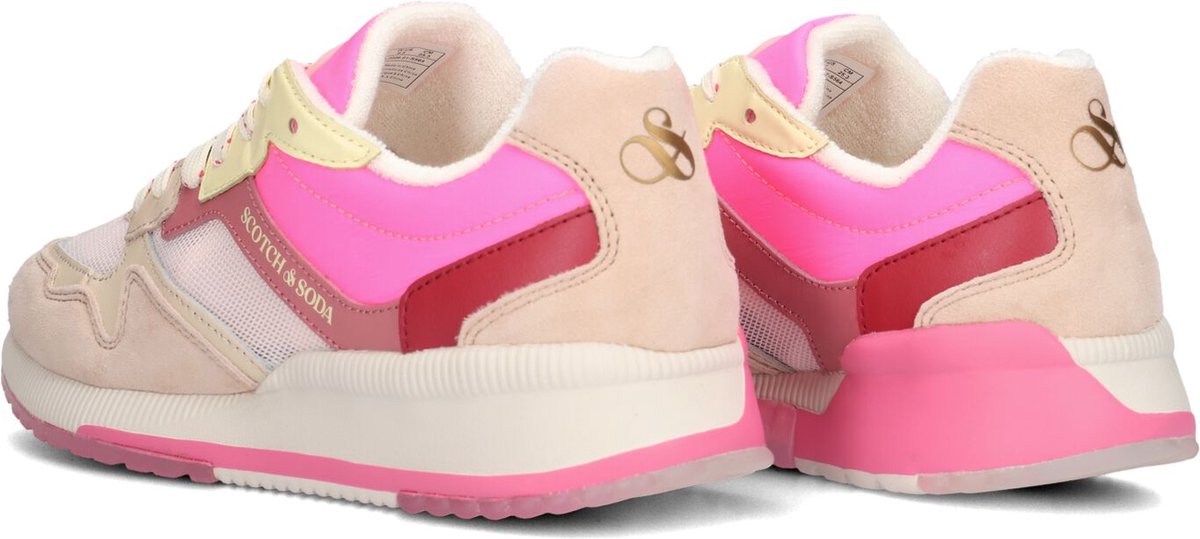 Scotch Soda Vivi Lage sneakers Dames Roze Maat 38 bol