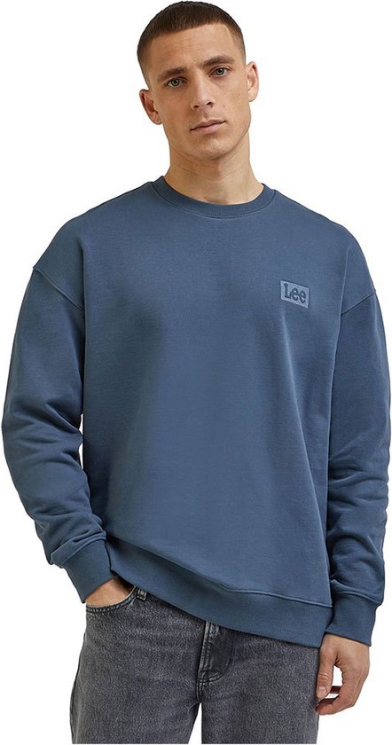 Lee Core Loose Sws Sweatshirt Blauw L Man