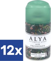 Alya Freshmatic Navulling Luchtverfrisser Exotic Leaves (Voordeelverpakking) - 12 x 250 ml