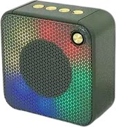 AnyPrice® Bluetooth RGB Speaker Groen - Draadloos en Draagbaar - Waterproof - Met Microfoon en USB-C Kabel