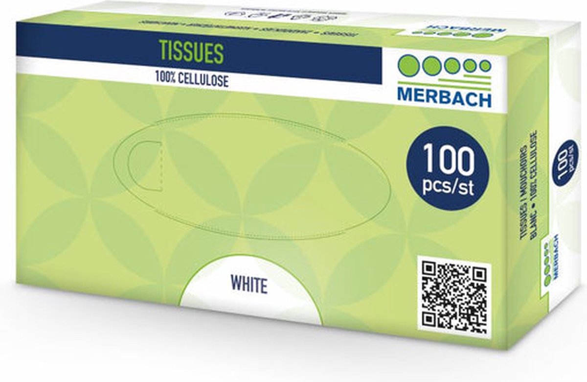 Goedkoopste Merbach FSC tissues, 2-laags, extra zacht- 5 x 100 stuks voordeelverpakking