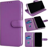 Casemania Hoesje Geschikt voor Samsung Galaxy A25 - Paars - Portemonnee Book Case - Kaarthouder & Magneetlipje